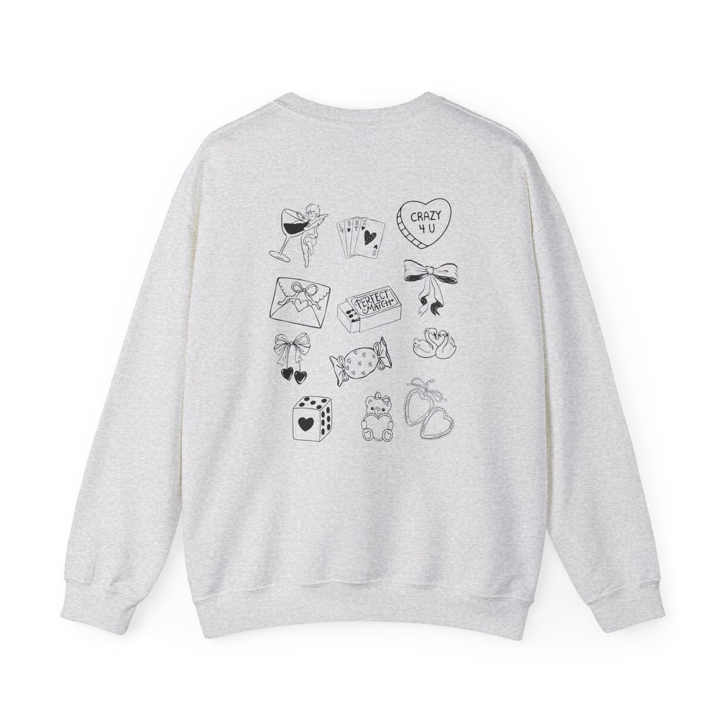 Perfect Match Valentine's Day Sweatshirt | Graphic Crewneck, Valentines Day Gift, Gifts for Her, Gifts for Him, Valentine's Day Present