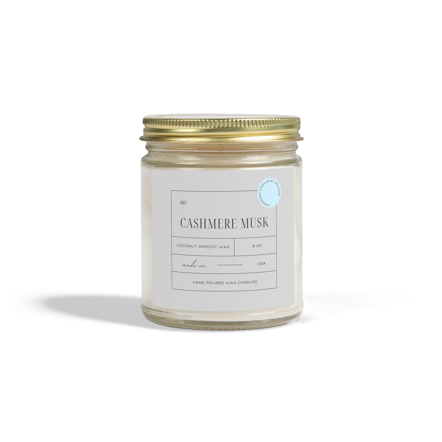 Cashmere Musk - Coconut Apricot Scented Candle
