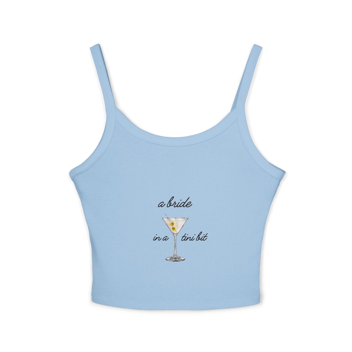 A Bride in a Tini Bit Tank Top