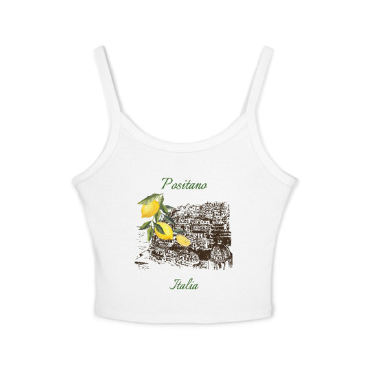 Positano Italy Spaghetti Strap Tank Top