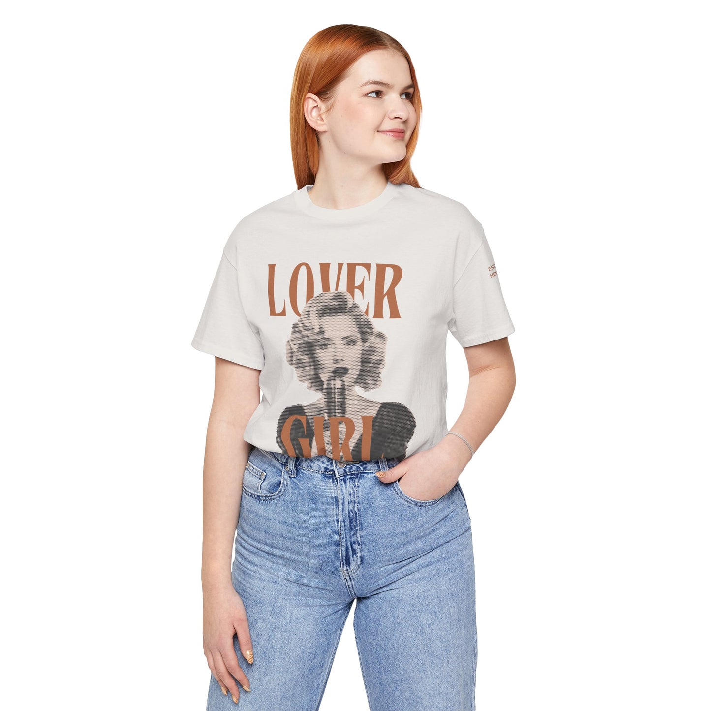 Lovergirl Graphic Streetwear T-Shirt - Vintage White