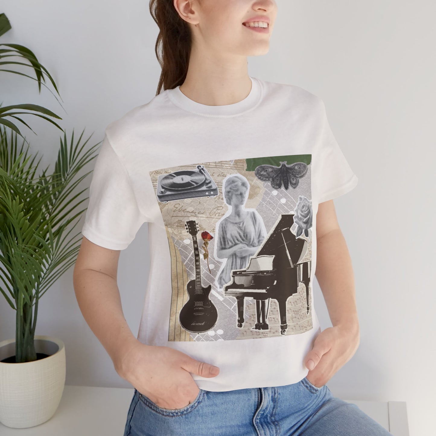 Phantom Music Graphic Streetwear T-Shirt