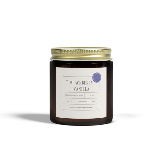 Blackberry Vanilla - Coconut Apricot Scented Candle