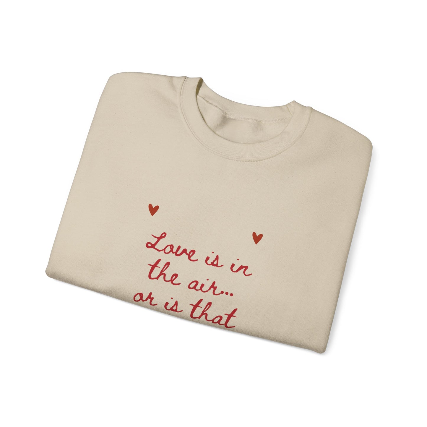 Love is in the Air Scribble Graphic Doodle Valentine's Day Sweatshirt, Gifts for Her, Vday gift ideas, Valentine's Sweater, Trendy Aesthetic