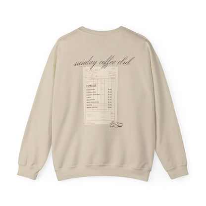 Sunday Coffee Club Sweatshirt | Back Graphic, Coffee Theme, Graphic Sweatshirt, Gifts for Her, Gifts for Mom