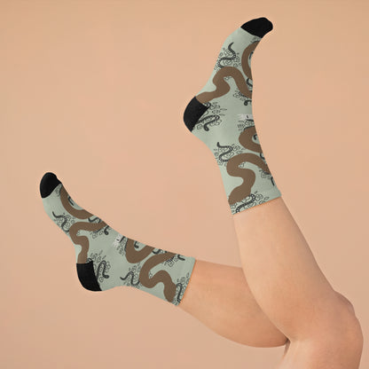 Sneaky Snake Socks