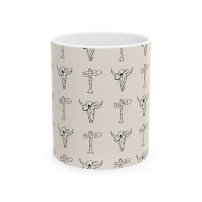 Wild West Ceramic Coffee Cup Mug