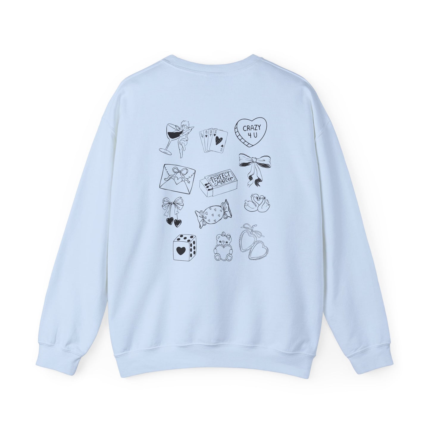 Perfect Match Valentine's Day Sweatshirt | Graphic Crewneck, Valentines Day Gift, Gifts for Her, Gifts for Him, Valentine's Day Present