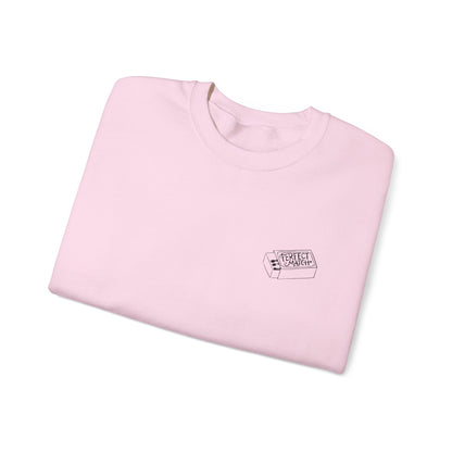 Perfect Match Valentine's Day Sweatshirt | Graphic Crewneck, Valentines Day Gift, Gifts for Her, Gifts for Him, Valentine's Day Present