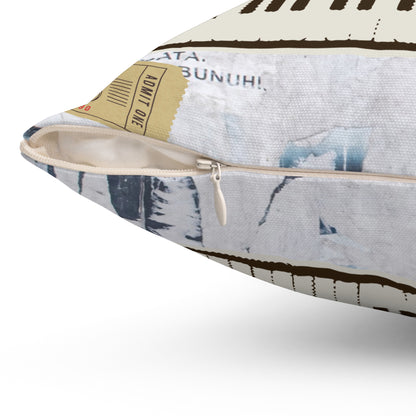 Inspired by Song Music Decor Pillow