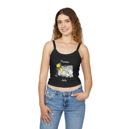 Positano Italy Spaghetti Strap Tank Top