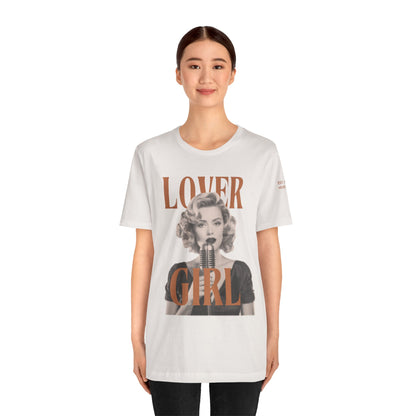 Lovergirl Graphic Streetwear T-Shirt - Vintage White