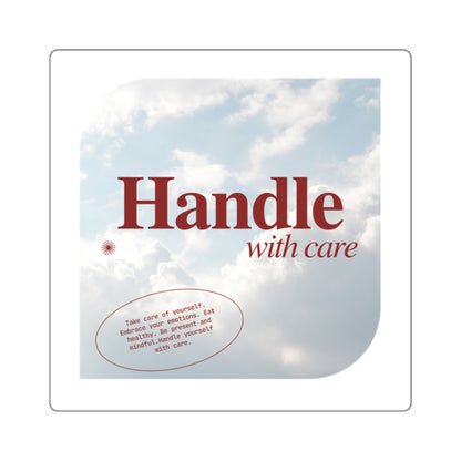 Handle with Care Sticker