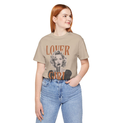 Lovergirl Vintage Aesthetic Valentine's Day Graphic Streetwear T-Shirt