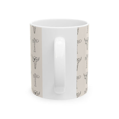 Wild West Ceramic Coffee Cup Mug
