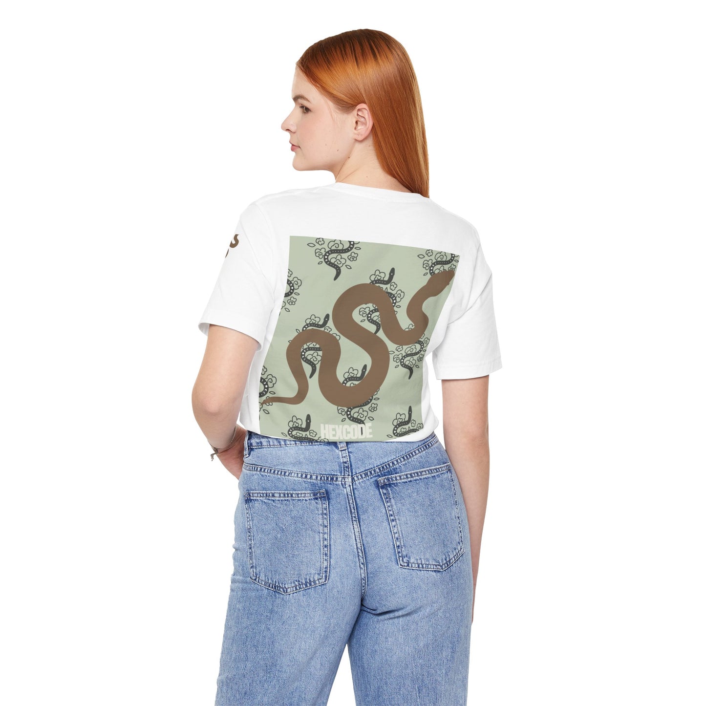 Sneaky Snake Streetwear T-Shirt - White