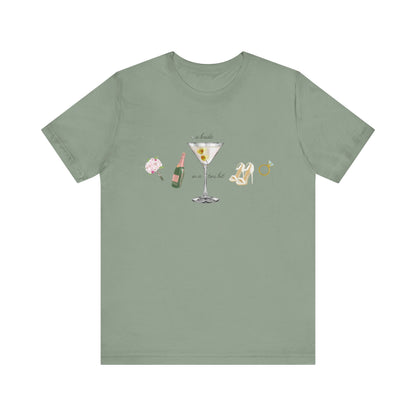 A Bride in a Tini Bit T-Shirt
