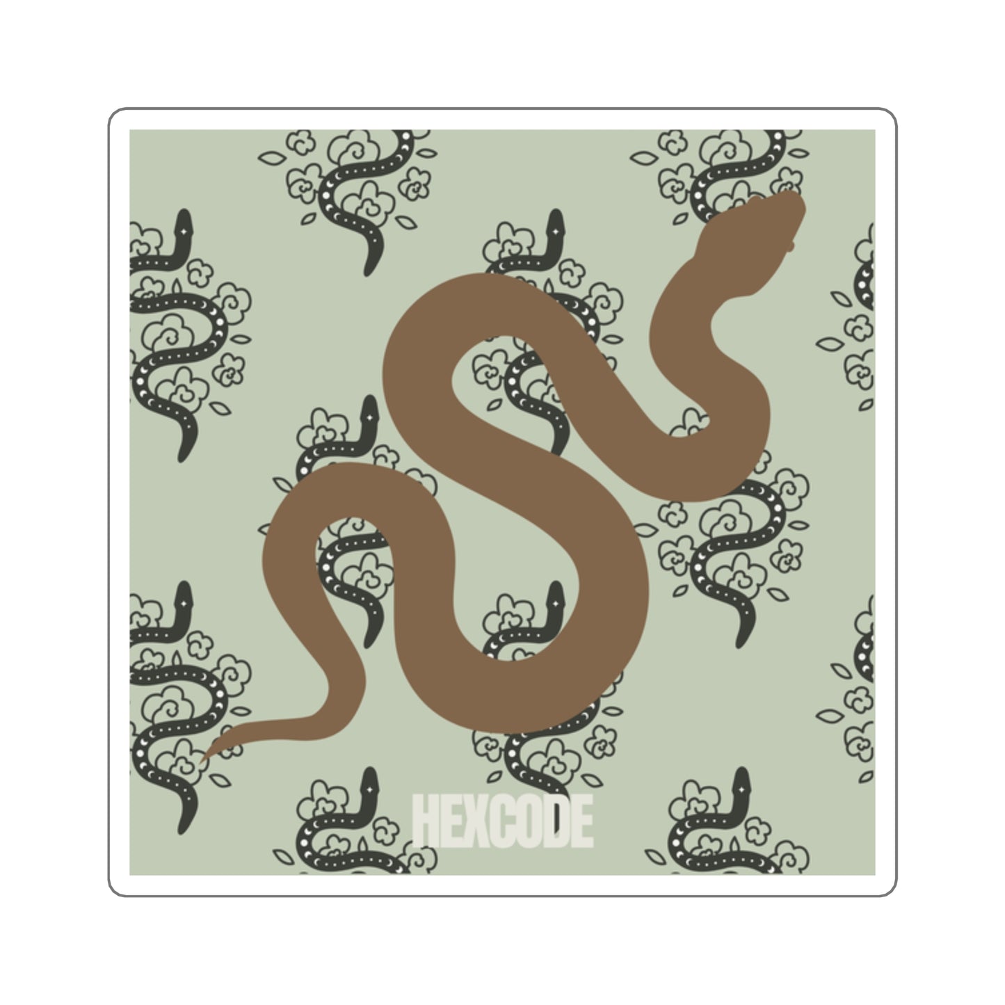 Sneaky Snake Sticker