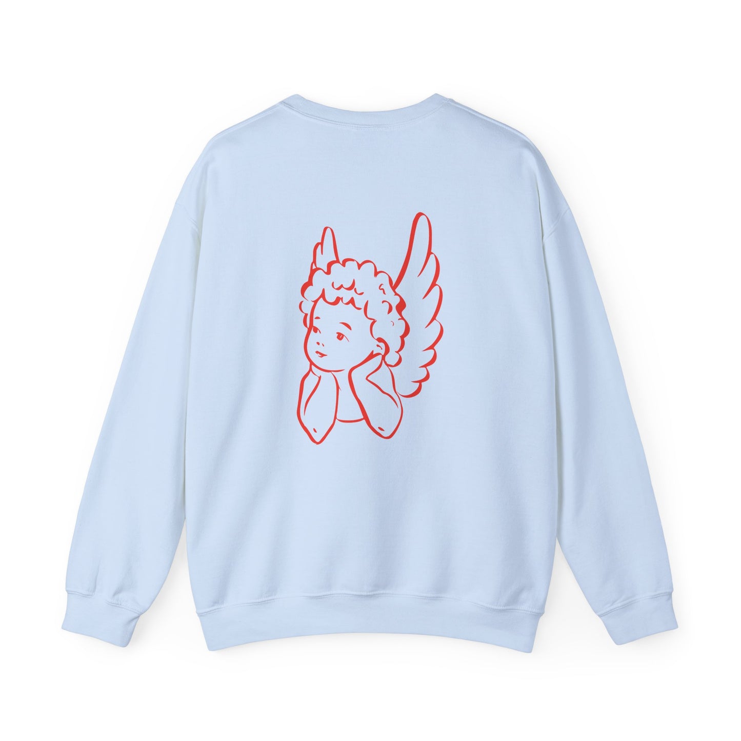 Cupid Illustration Sweatshirt | Valentine Heart Pullover, Valentine's Day Gift for Her, Gift for Mom, Stupid Cupid Sweatshirt