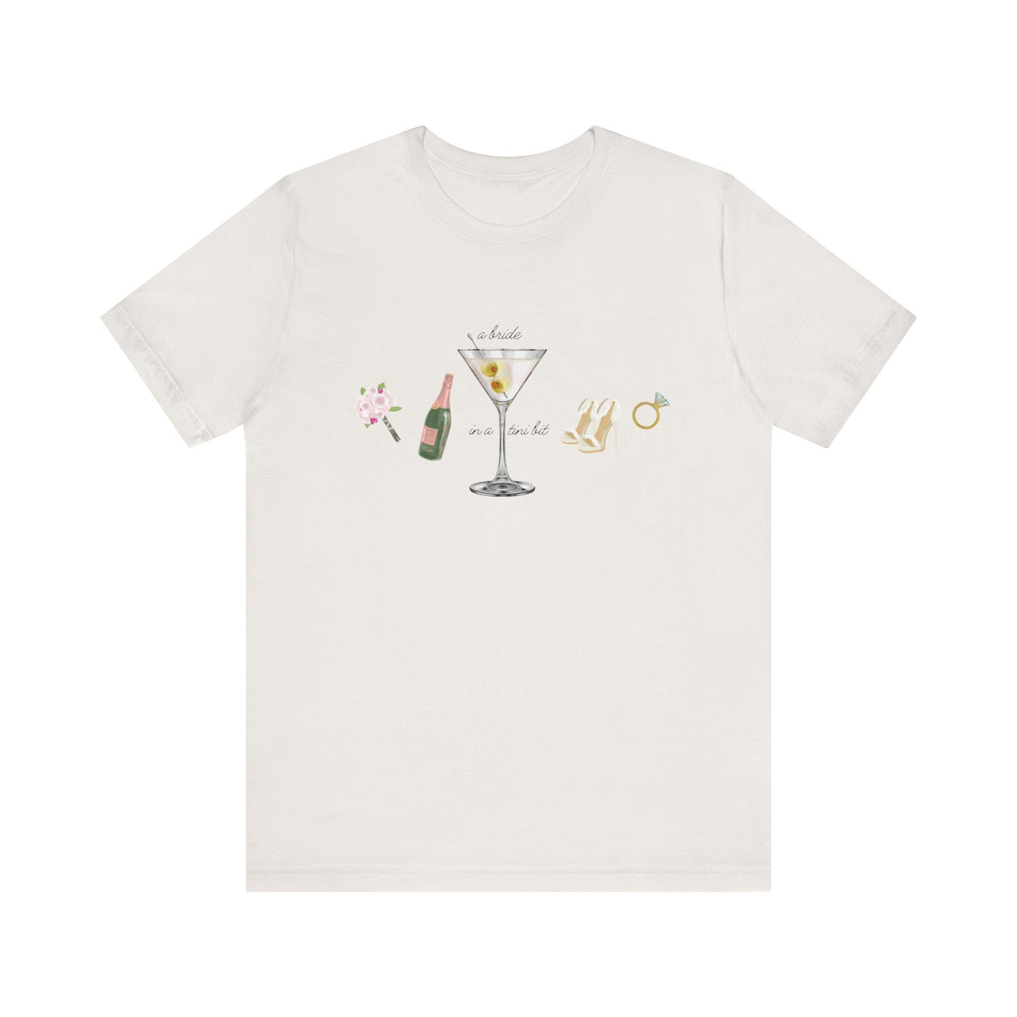 A Bride in a Tini Bit T-Shirt