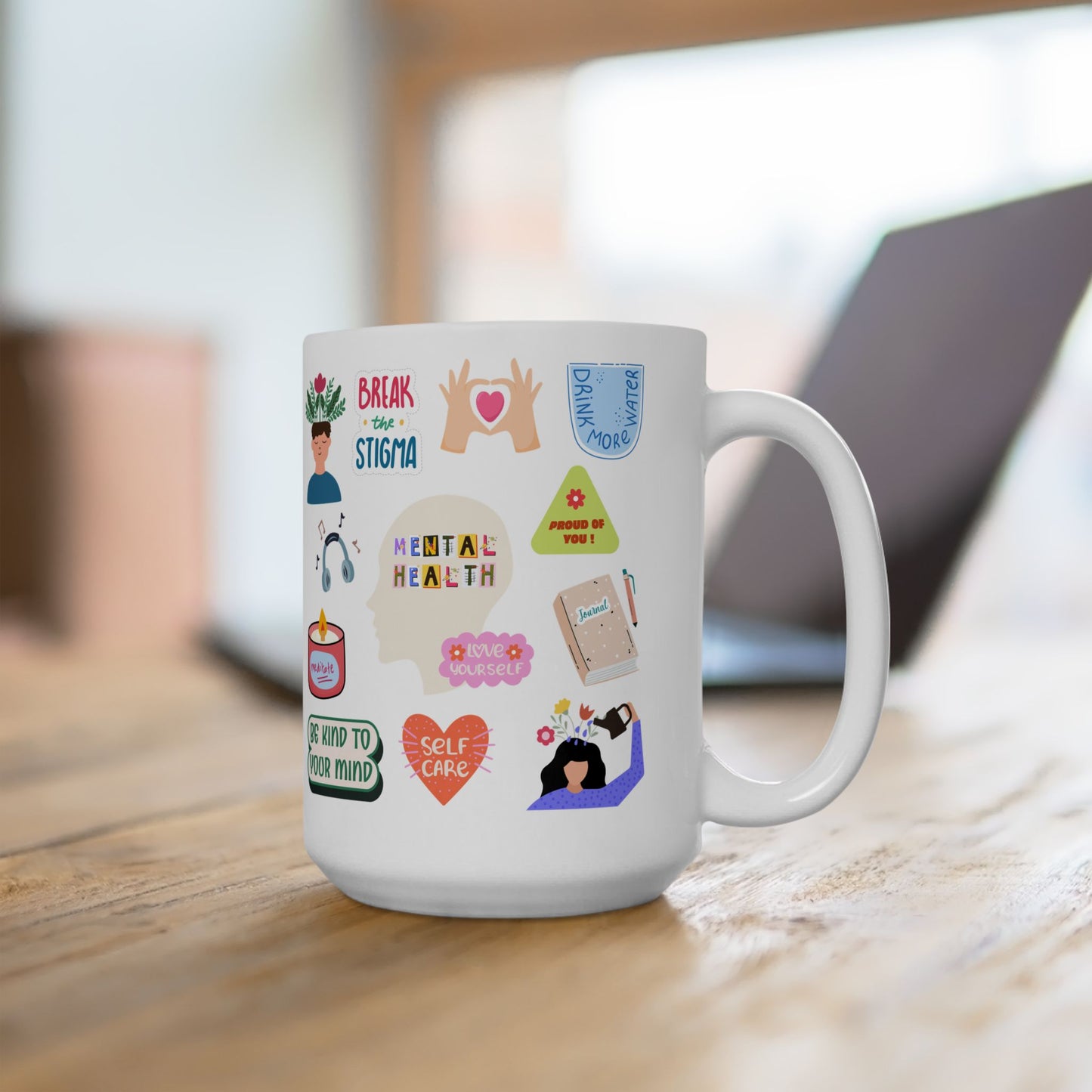 Mental Health Matters Cute Ceramic Coffee Cup Mug