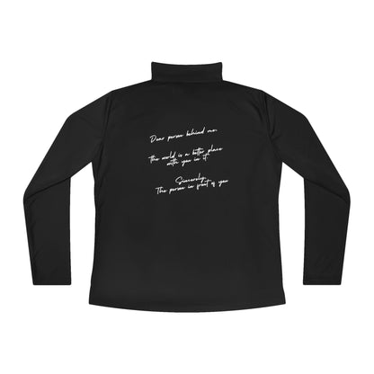 Dear Person Behind Me Quarter-Zip Pullover