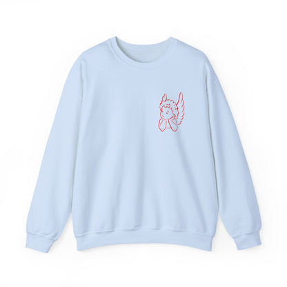 Cupid Illustration Sweatshirt | Valentine Heart Pullover, Valentine's Day Gift for Her, Gift for Mom, Stupid Cupid Sweatshirt