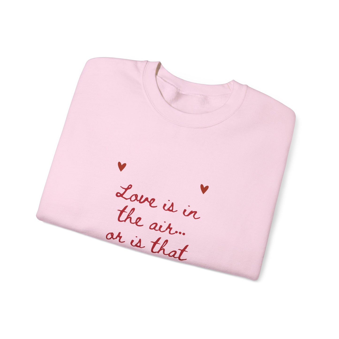 Love is in the Air Scribble Graphic Doodle Valentine's Day Sweatshirt, Gifts for Her, Vday gift ideas, Valentine's Sweater, Trendy Aesthetic