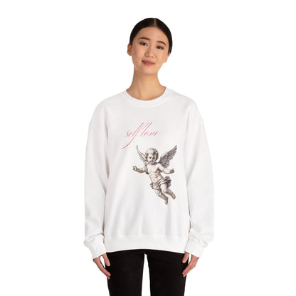 Self Love Cherub Valentine's Day Sweatshirt, Gifts for Her, Vday gift ideas, Valentine's Sweater, Trendy Aesthetic, Valentine Gift, Cupid