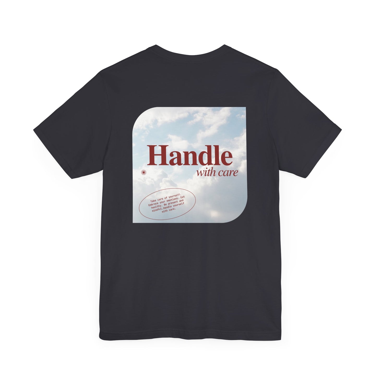 Handle with Care Streetwear T-Shirt - Dark Grey