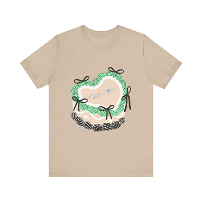 Be Mine Valentine's Graphic Streetwear T-Shirt - Tan