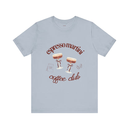 Espresso Martini Coffee Club Two Tinis Graphic Streetwear T-Shirt