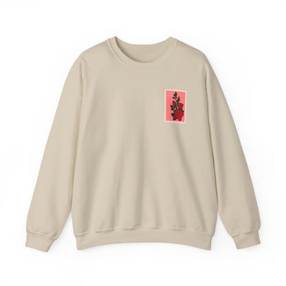 Valentine's Day Letter Stamps Sweatshirt | Graphic Crewneck, Valentines Day Gift, Gifts for Her, Gifts for Him, Valentine's Day Present