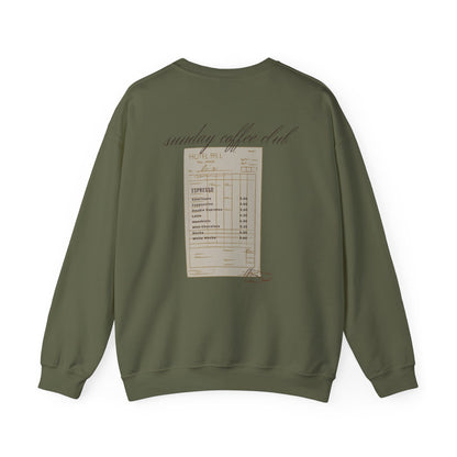 Sunday Coffee Club Sweatshirt | Back Graphic, Coffee Theme, Graphic Sweatshirt, Gifts for Her, Gifts for Mom