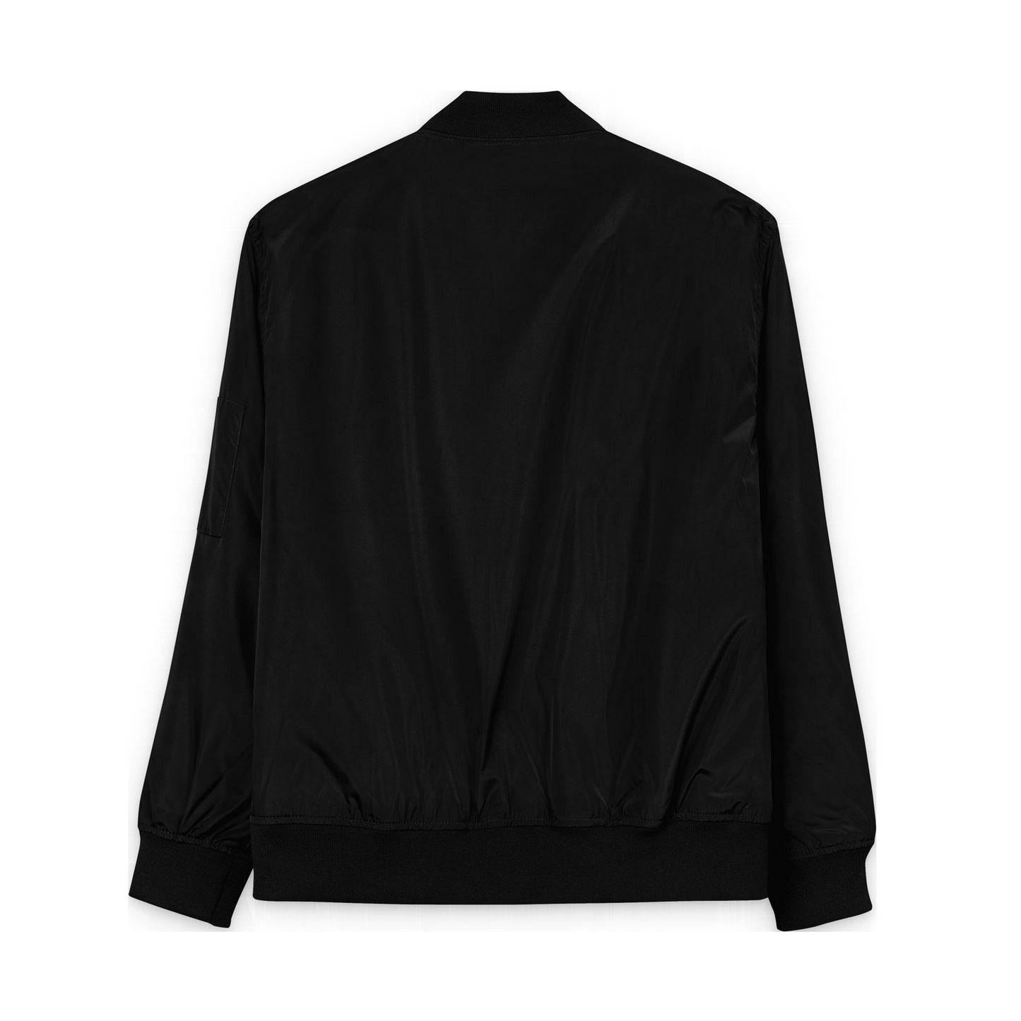 Rose Embroidered Bomber Jacket