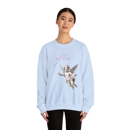 Self Love Cherub Valentine's Day Sweatshirt, Gifts for Her, Vday gift ideas, Valentine's Sweater, Trendy Aesthetic, Valentine Gift, Cupid