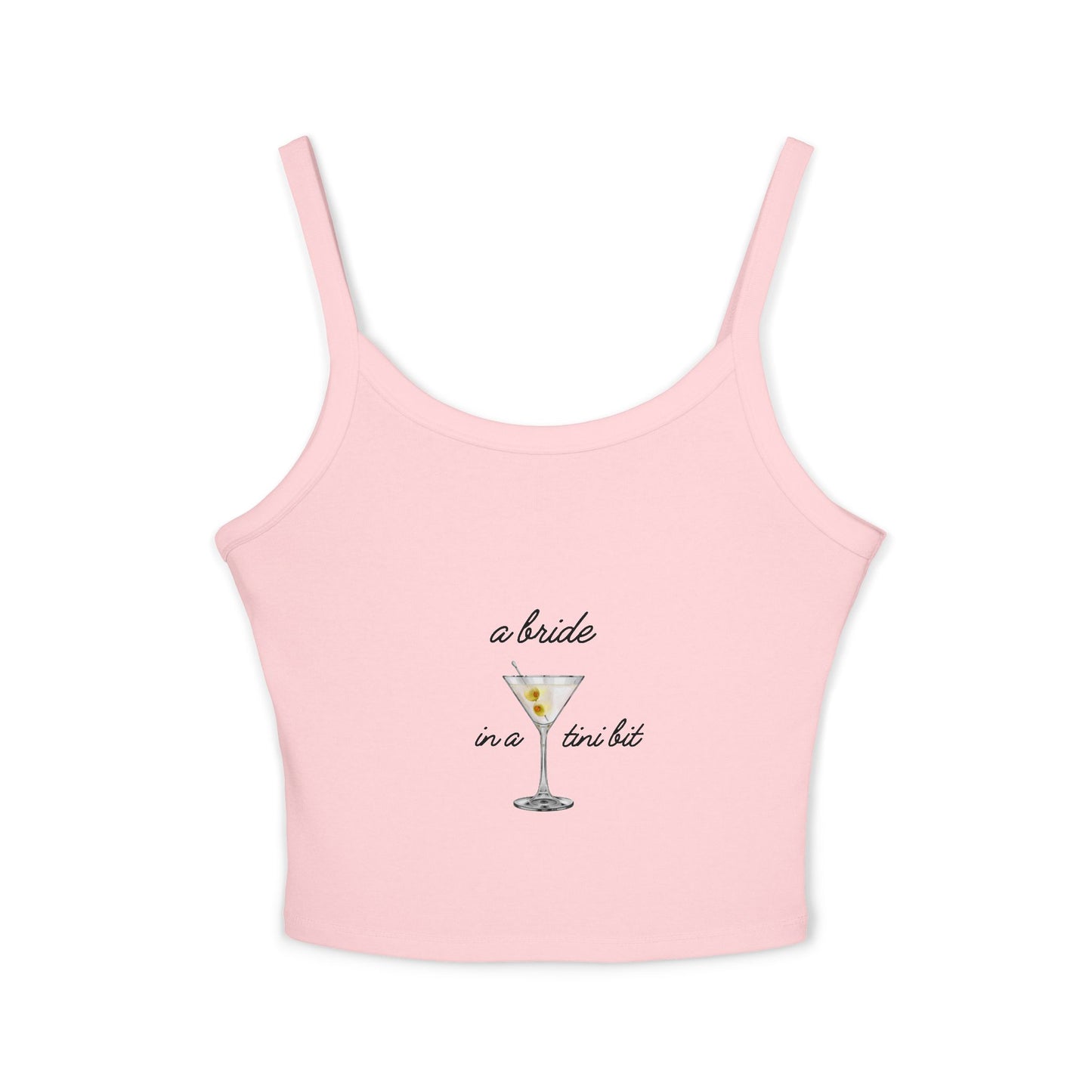 A Bride in a Tini Bit Tank Top