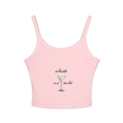 A Bride in a Tini Bit Tank Top