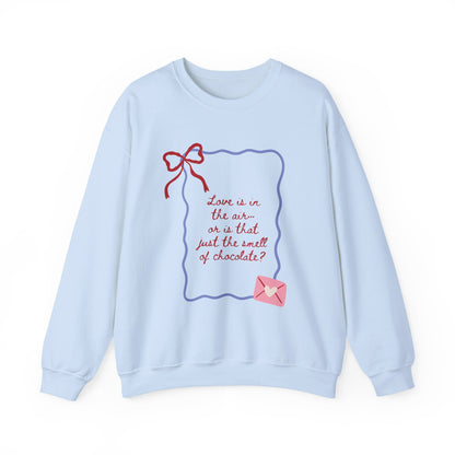 Love is in the Air Doodle Valentine's Day Sweatshirt, Gifts for Her, Vday gift ideas, Valentine's Sweater, Trendy Aesthetic, Valentine Gift