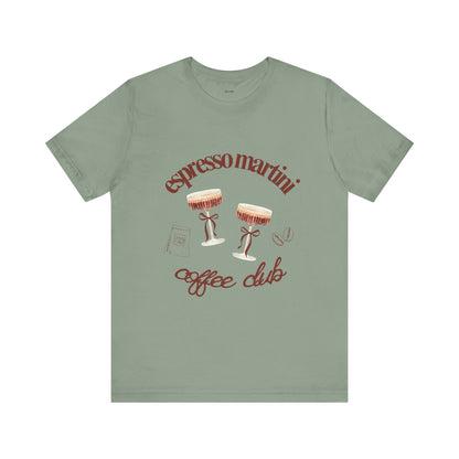 Espresso Martini Coffee Club Two Tinis Graphic Streetwear T-Shirt