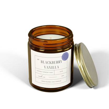 Blackberry Vanilla - Coconut Apricot Scented Candle