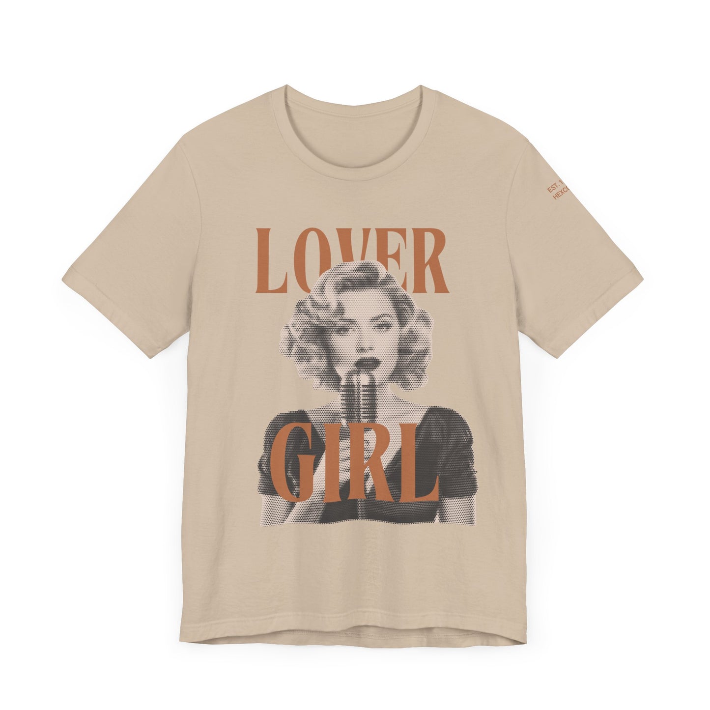 Lovergirl Graphic Streetwear T-Shirt - Tan