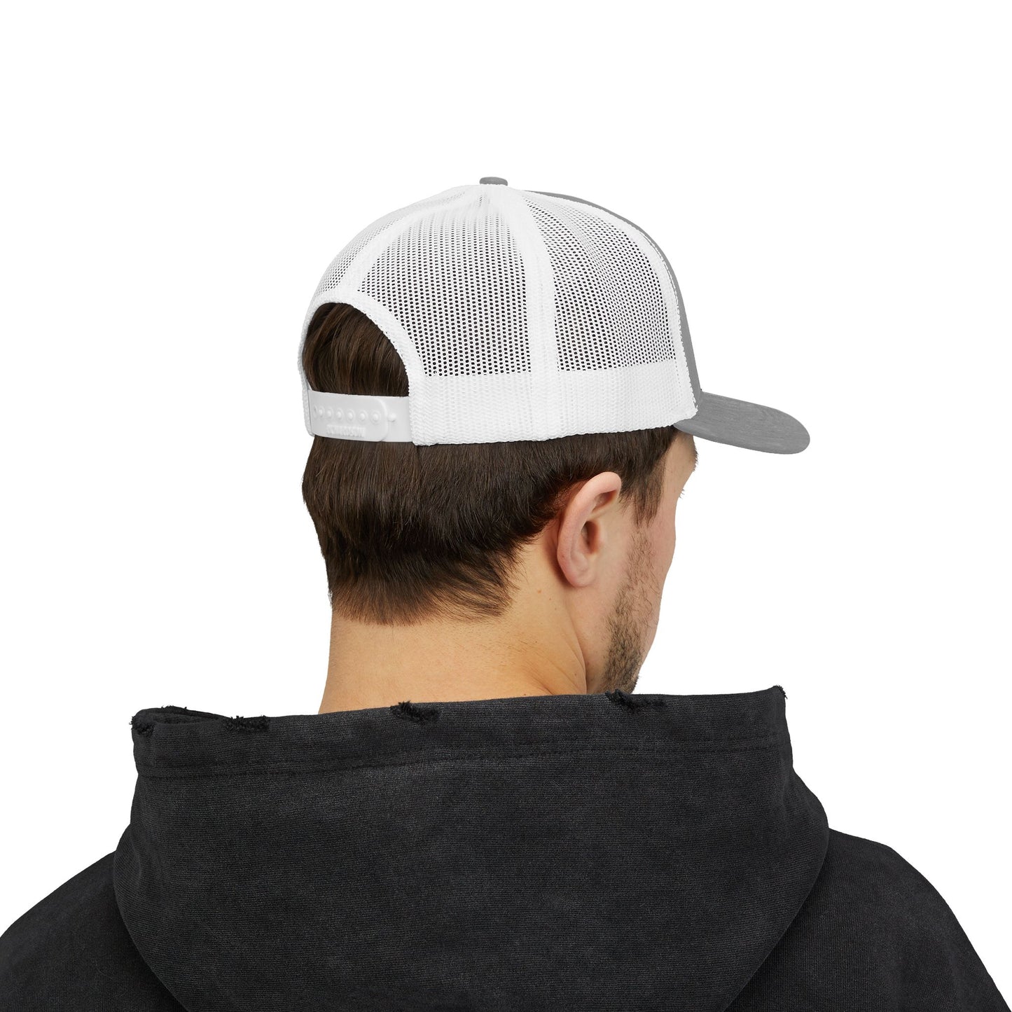 Butterfly Embroidered Snapback Trucker Cap